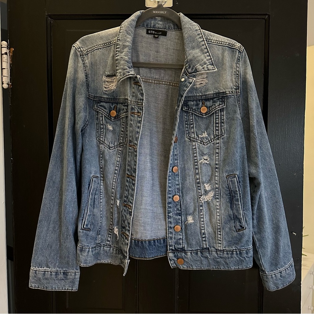 STS Blue Light Wash Denim Jacket